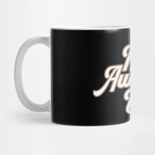 Most Awesome Dad Father's Day Calligraphy Mug